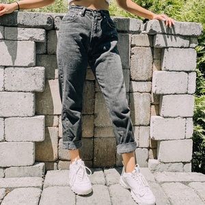 Vintage black mom jeans